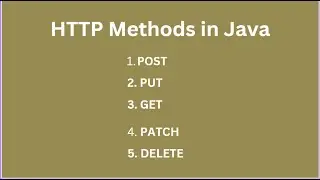 HTTP Methods in Java || Real Time Example||