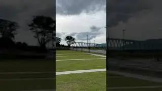 新北上大橋を見て河口側そして裏山