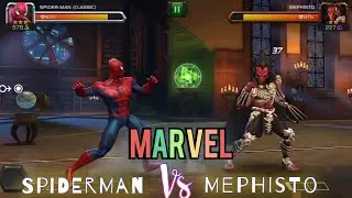 Spiderman Vs Mephisto - Marvel Superheroes