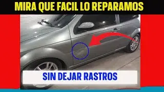 COMO REPARAR CHOQUE EN UN AUTO SIN QUE SE NOTE /DE PRINCIO A RESULTADO FINAL