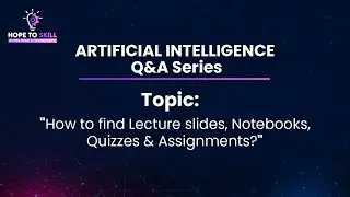How to find Lecture Slides, Notebooks, Quizzes, and Assignments?