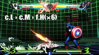 UMvC3 Homework: Basic Ammy Combos