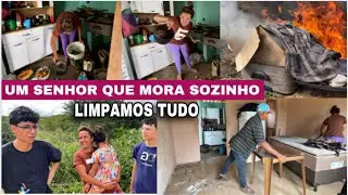 EU E MEUS ENTEADOS LIMPAMOS A CASA DE UM SENHOR CHAMADO CHIQUINHO | MUITA SUJEIRA