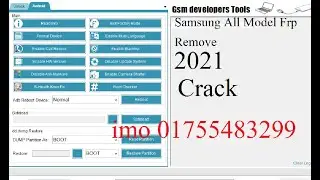 Gsd Android Tool V1 0 1  Portable 2021  Samsung All Model Frp Remove