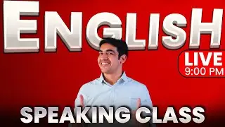 Spoken English Live Class | English Speaking Class  | English Lovers Live
