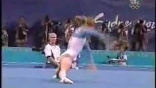 Yelena Produnova - 2000 Olympics Team Finals - Floor Exercise