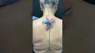 Тату Цветок, мастер Виталий Валиахметов, студия Artinmotion