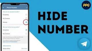 How To Hide Phone Number On Telegram ?
