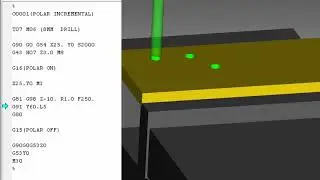 Using G16 Polar On a Fanuc control in Incremental using L