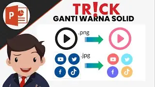 Trik Ganti Warna Gambar Icon PNG dan JPG di Ms. PowerPoint