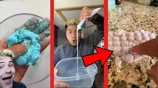 Homemade Kinetic Sand With Toothpaste 😱!! 