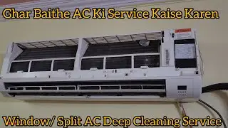 AC Self Service at Home | AC Service Kaise Karein | Complete AC Service 💯 🔥