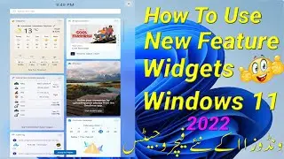 Widgets Windows 11 | How To Use New Feature Widgets Windows 11 | Graphic Qaswa