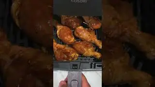 Teriyaki Style Air Fryer Chicken #shorts #airfryerchicken #teriyakichicken