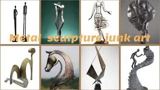 Scrap Metal Human Art / Easy Projects For Beginners #ScrapMetalArt #HumanSculpture #BeginnerProject
