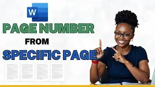 How to Insert Page Numbers in Word Starting from a Specific Page (2025 Guide) Step by Step