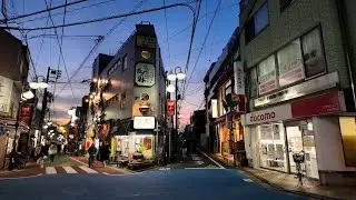 Tokyo Sunset Walk 4K | Shimo-Takaido: Retro Local Market [ASMR] 下高井戸を散歩