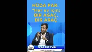 Her ev için 1 ağaç, 1 araç👏 #hüdapar #short