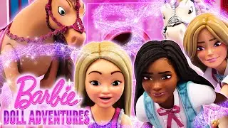 Las aventuras de Barbie | ¡Barbie y Barbie celebran el «DÍA DEL SÍ» con sus caballos! 🐴 🐴✨ | T2 E3