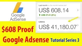 Google Adsense Story Third Video CTR CPC CPM RPM Page views Impression