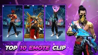 Top 10 Emote Clip pack || Emote pack free fire || Free To Use