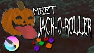 Jack-O-Roller | 2024 Halloween Special | Speedpaint | Krita