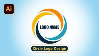 How to make Circle Logo Design in illustrator || Adobe illustrator Tutorial