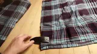 How to baste and press old pleats (aka Taming the Unruly Pleat), part 2