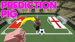 Minecraft Pig Takes on Euros 2024 Predictions: England vs Switzerland