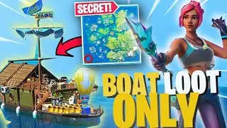 MYTHIC BOAT LOOT ONLY CHALLENGE.. (the best landing spot)