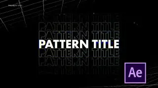 FREE Kinetic Typography Titles Template for Adobe After Effect + Tutorial