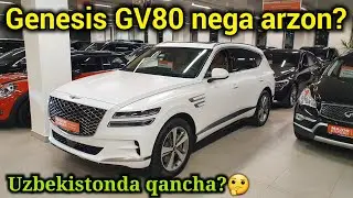 Uzbekcha mini obzor GENESIS GV80 narxi qancha? Узбекча мини обзор