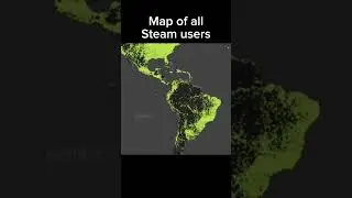 Map of all steam users