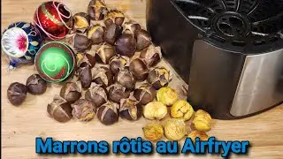 Marrons rôtis au Airfryer