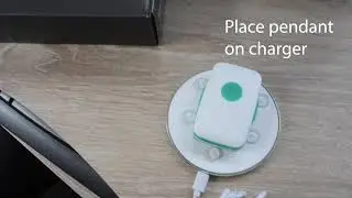 Fall sensor with built in audio. Simple to use and set up. English intro.