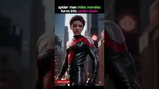 【MTF】spider man miles morales TO spider Gwen   TS TF MTF transition