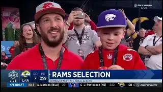 The Los Angeles Rams Draft Mr.Irrelevant "Desjuan Johnson" at #259