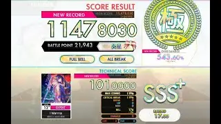 [オンゲキ bright MEMORY] I Wanna (EXPERT) ABFB理論値 [外部出力]