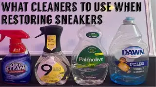 What cleaners are best for restoring sneakers??