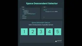 Learn CSS Space Descendent Selector in 18 Seconds