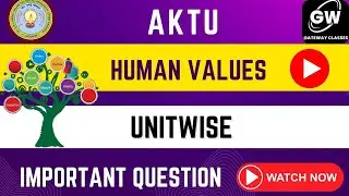 Important Questions I Human Values and Professional Ethics I Gateway Classes I AKTU