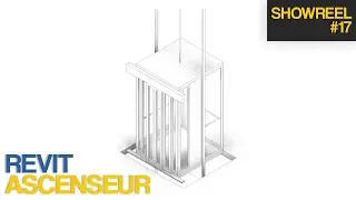 Showreel of a parametric elevator for Revit
