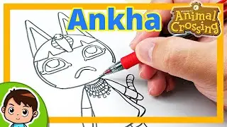 How I draw Ankha from Animal Crossing