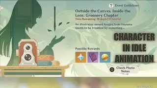 CHARACTER IN IDLE ANIMATION||GENSHIN IMPACT ✨