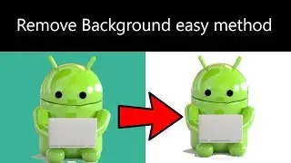 How To Remove Background in Photoshop CC 2019 | Easy Method