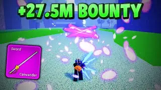 I Spent 40 Hours Learning CANVANDER And It's INSANE... (Blox Fruits Bounty Hunting)