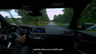 Silent Vlog | German City Drive from Work | Intake Sound