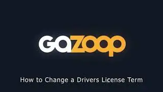 Gazoop - How to Change a Drivers License Term