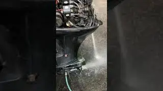 1993 Mariner 50HP Outboard Motor 4 stroke Running on Hose Carbs dirty dropping idle not idling good