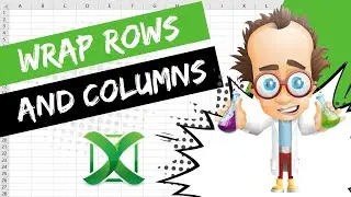 Excel - How to Wrap rows and columns with a function | Excel Tips 96